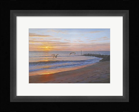 Framed Wings Over Captiva Print