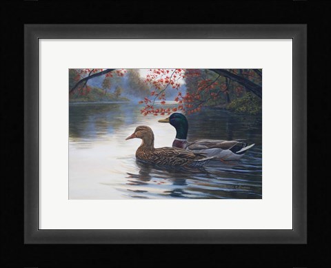 Framed Autumn Cruise Print