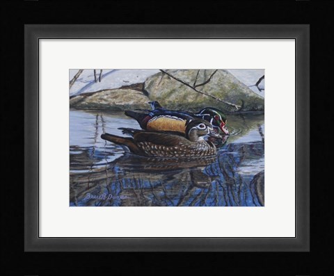 Framed Spring Thaw Woodies Print
