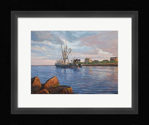 Framed Heading Out Print