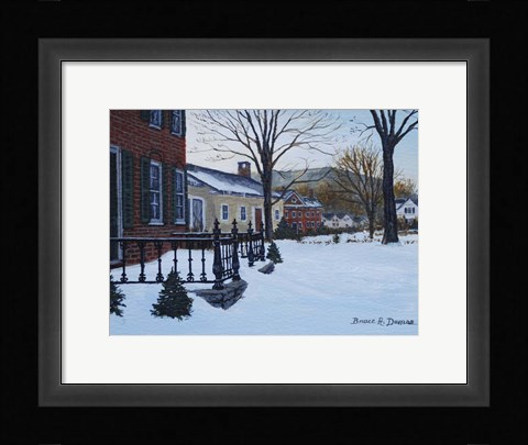 Framed Woodstock Village Print
