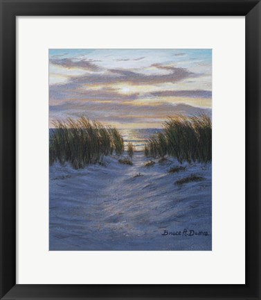 Framed Shore Path Print