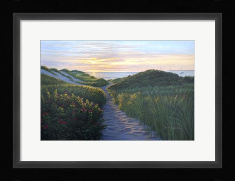 Framed Through The Dunes Print