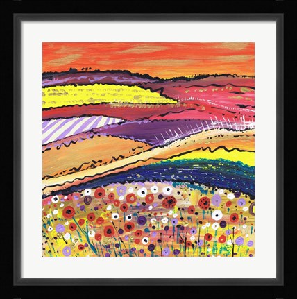 Framed Fields Of Gold Print