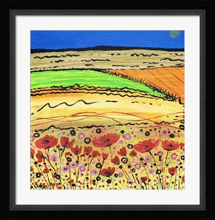 Framed Golden Summer Print