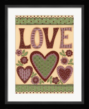 Framed Love I Print