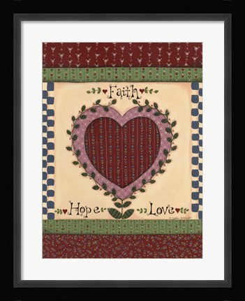 Framed Love III Print