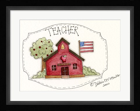 Framed Teacher/School Print