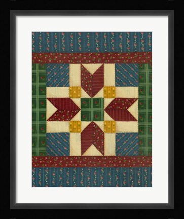 Framed Quilt Square 2 Print