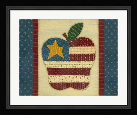 Framed Apple Flag Print