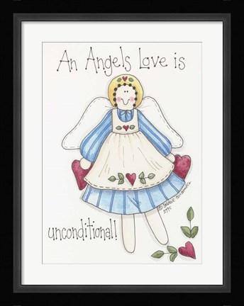 Framed Angel Love Print