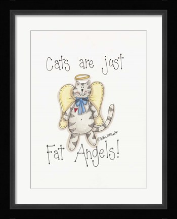 Framed Fat Angels Print