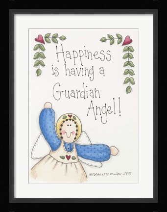 Framed Guardian Angel Print
