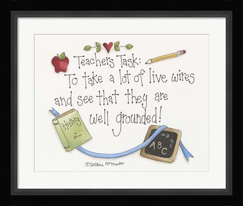 Framed Live Wires Print