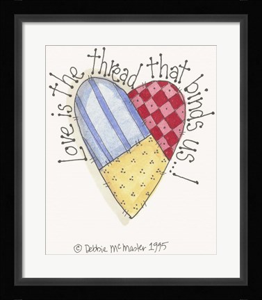 Framed Love Binds Us Print