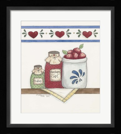Framed Strawberry Jam Print