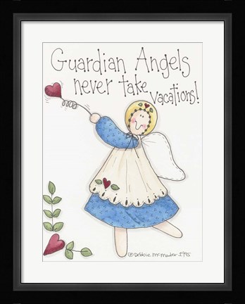 Framed Vacations Print