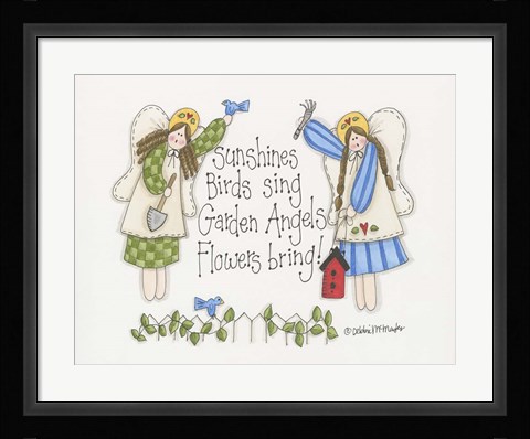 Framed Garden Angels Print
