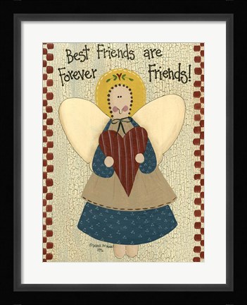 Framed Best Friends Are Forever Print