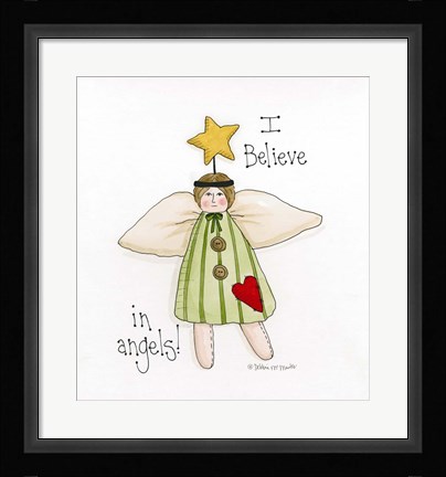 Framed I Believe Print