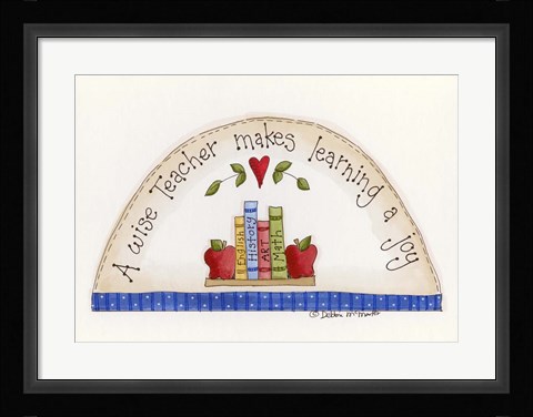 Framed Wise Teacher Print