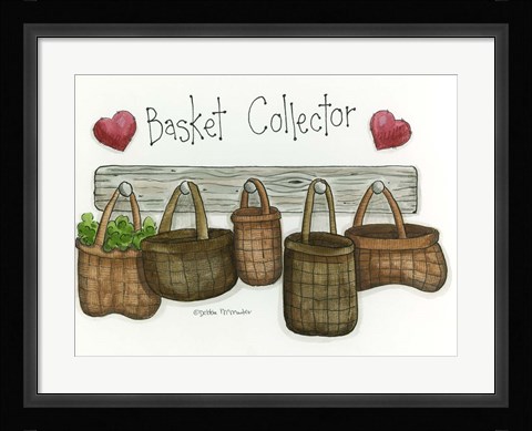 Framed Basket Collector Print