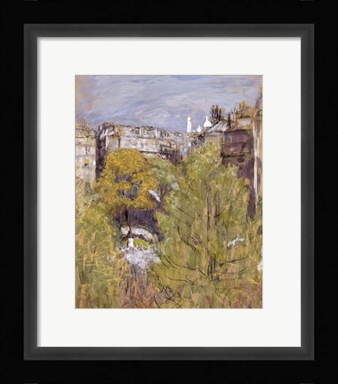Framed Sacre-Coeur Seen from the Painter's Window Before 1940 Print