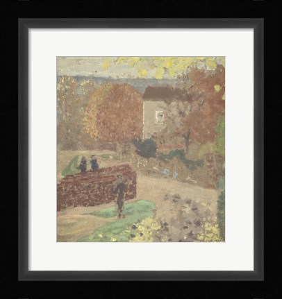 Framed House of Mallarme at Valvins Print