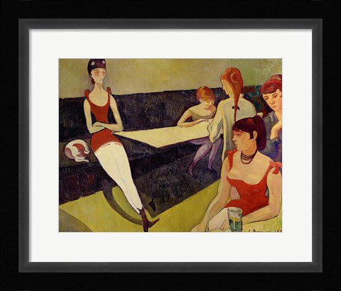 Framed Salon - Anteroom in a Brothel, 1890 Print