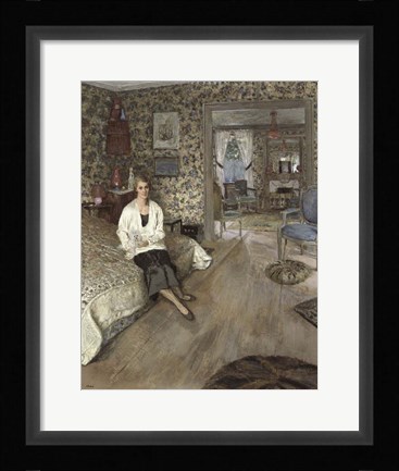 Framed Portrait of the Comtesse Jean de Polignac, 1928-30 Print
