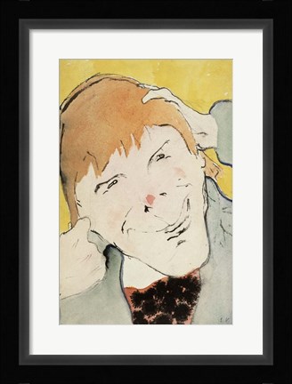 Framed Portrait of the Actor Ernest Coquelin (Coquelin Cadet),  c. 1890-1891 Print