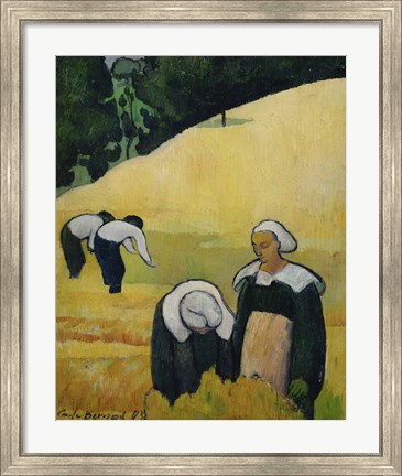 Framed Harvest, 1888 Print