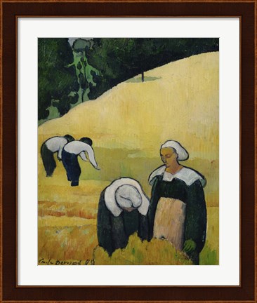 Framed Harvest, 1888 Print