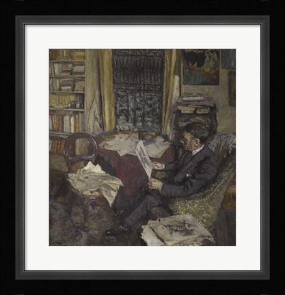 Framed Henri Xavier Fontaine, 1920 Print