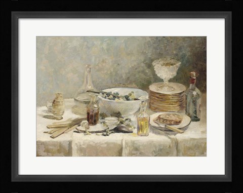 Framed Still Life with Salad, c. 1890 Print