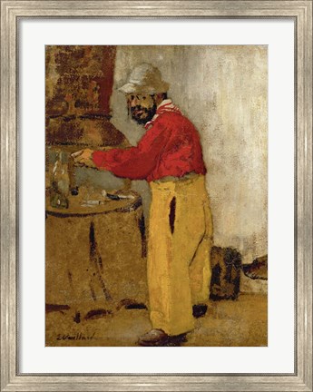 Framed Henri de Toulouse-Lautrec at Villeneuve Sur Yonne, 1898 Print
