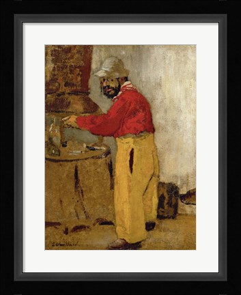 Framed Henri de Toulouse-Lautrec at Villeneuve Sur Yonne, 1898 Print