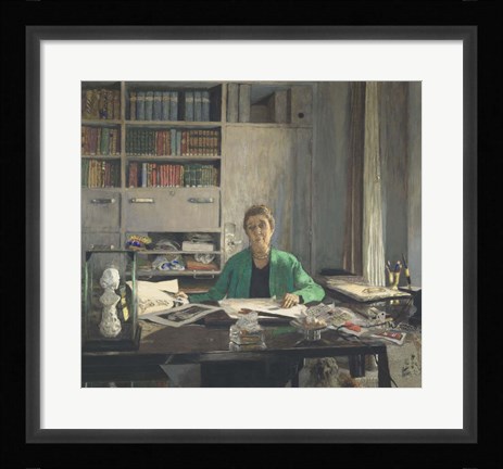 Framed Portrait of Jeanne Lanvin, c. 1933 Print