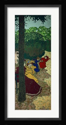 Framed Girls Playing, 1894 Print