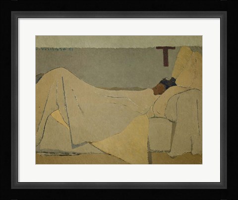 Framed In Bed (Au lit), 1891 Print