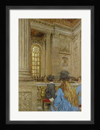 Framed Chapel at the Chateau of Versailles 1917-1919 Print