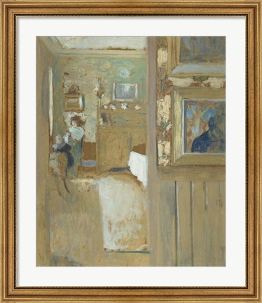 Framed At the House of Maurice Denis at Saint-Germain-en-Laye, c. 1905 Print