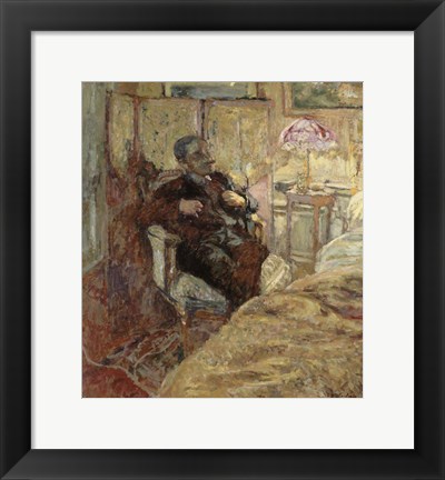 Framed Portrait of Romain Coolus (1868-1952) Print