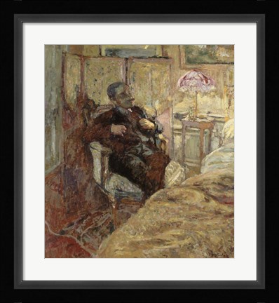 Framed Portrait of Romain Coolus (1868-1952) Print