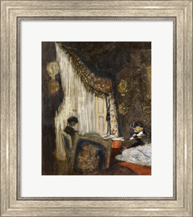 Framed Madame Hessel at the Window Print