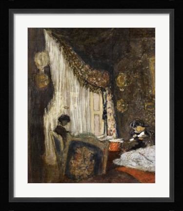 Framed Madame Hessel at the Window Print