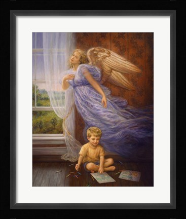Framed Angel 10 Print