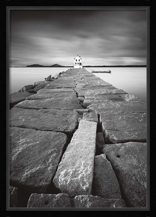 Framed Breakwater Light Print