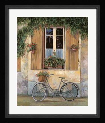 Framed La Bici Print