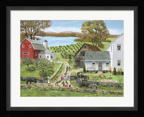 Framed Apple Sale Print